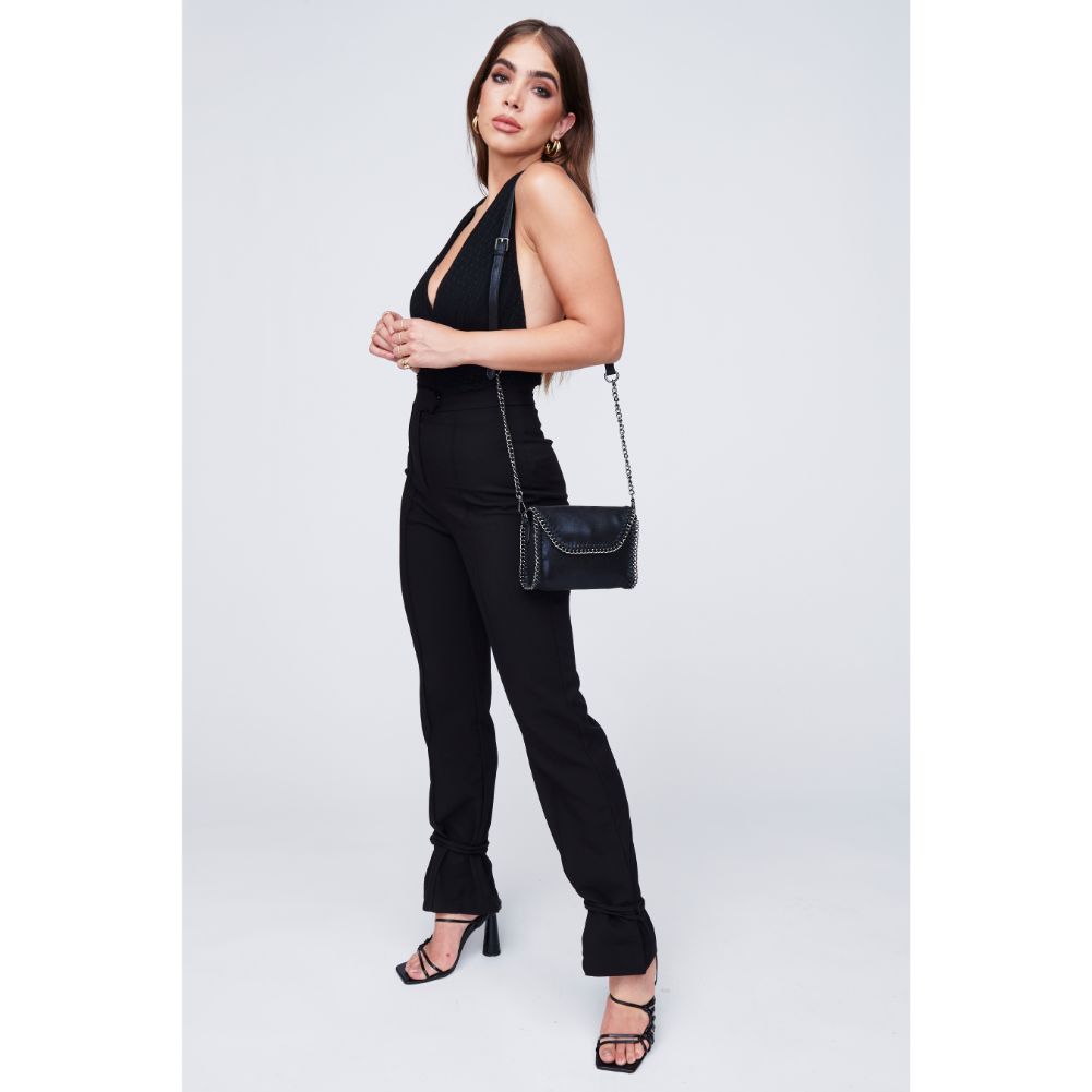 Woman wearing Black Urban Expressions Felicia Crossbody 818209011501 View 3 | Black