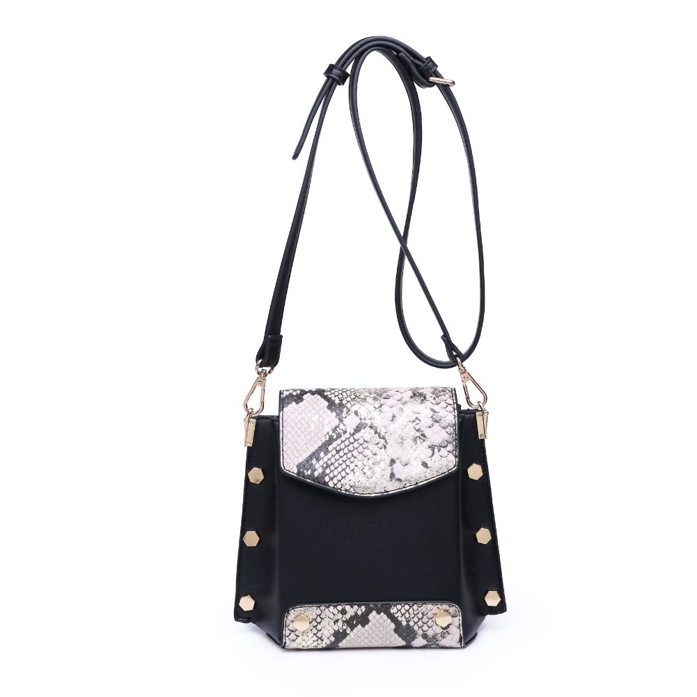Product Image of Urban Expressions Taylor Snake Crossbody 840611165596 View 1 | Grey Snake