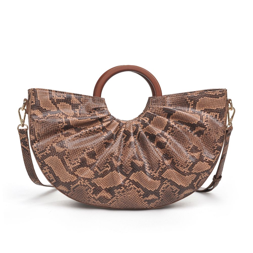 Product Image of Urban Expressions Moon Satchel 840611172686 View 1 | Tan