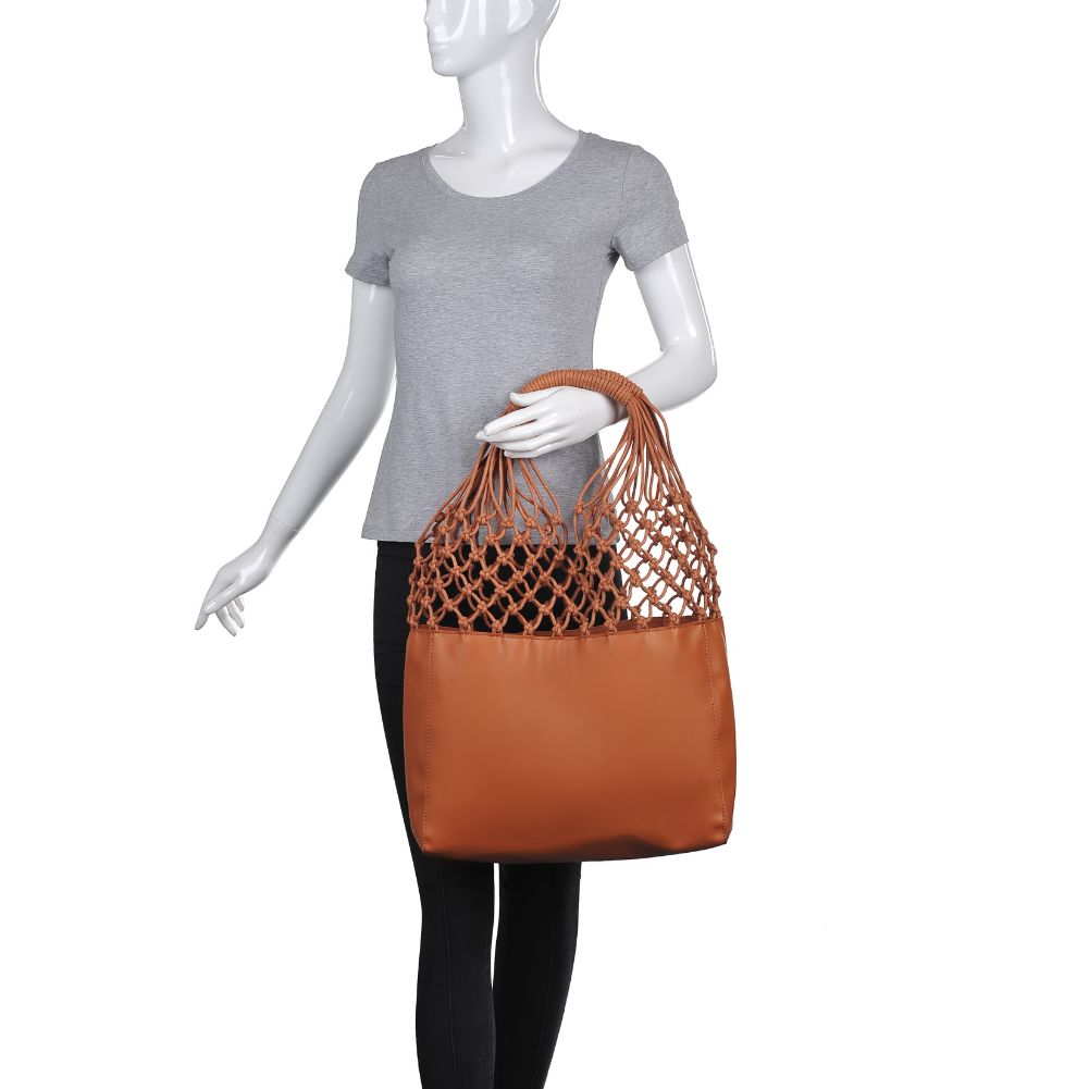 Product Image of Urban Expressions Santa Cruz Tote 840611169884 View 5 | Tan