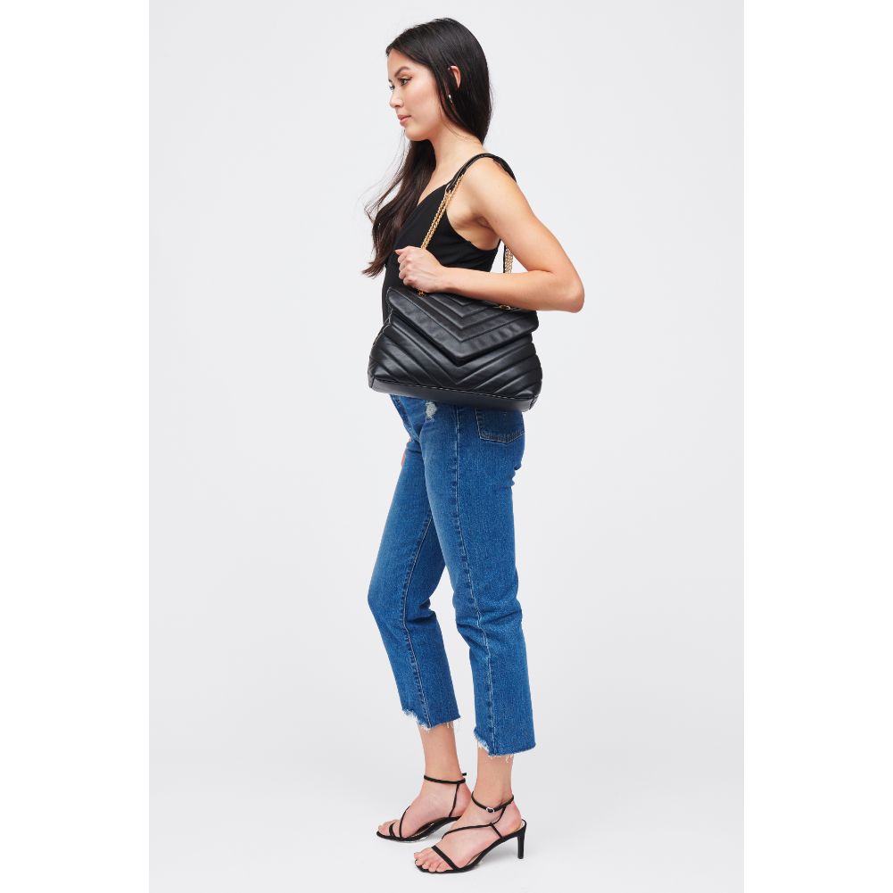 Woman wearing Black Urban Expressions Ivy Crossbody 840611185747 View 4 | Black
