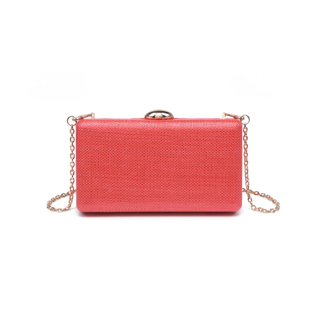 Woman wearing Red Urban Expressions Serenity Evening Bag 840504206337 View 7 | Red