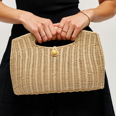 Woman wearing Natural Urban Expressions Riley Clutch 840504204685 View 1 | Natural