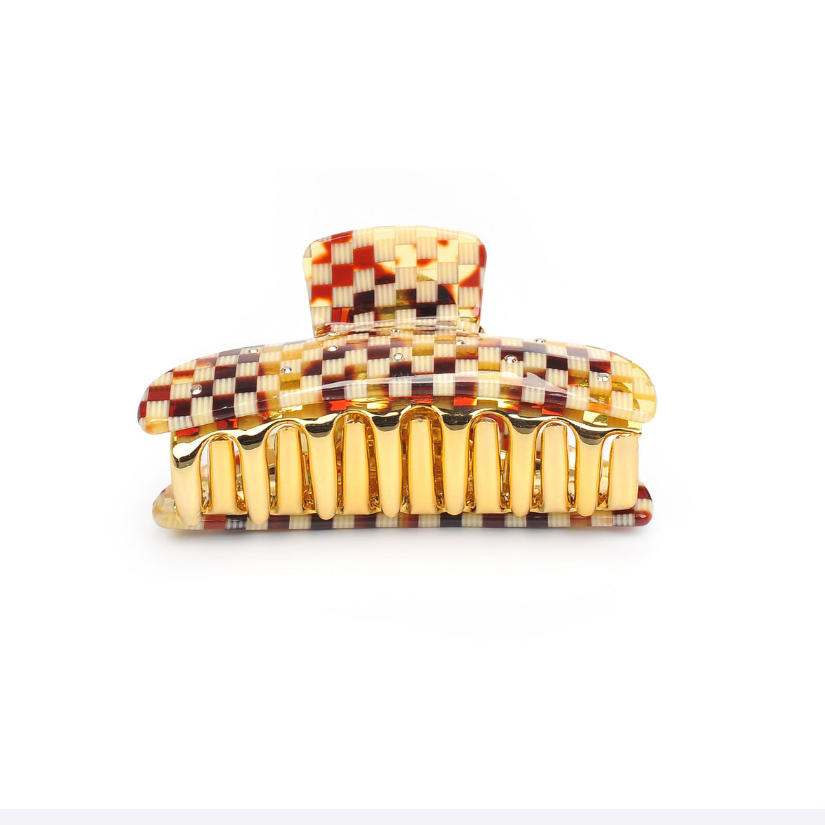 Product Image of Urban Expressions Angeline - Hair Claw Hair Claw 818209012836 View 6 | Multi Checker