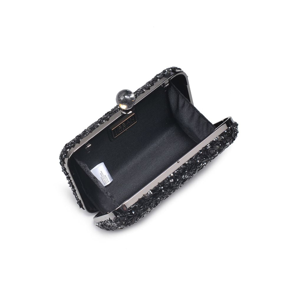 Woman wearing Black Urban Expressions Penelope Evening Bag 840611114082 View 9 | Black