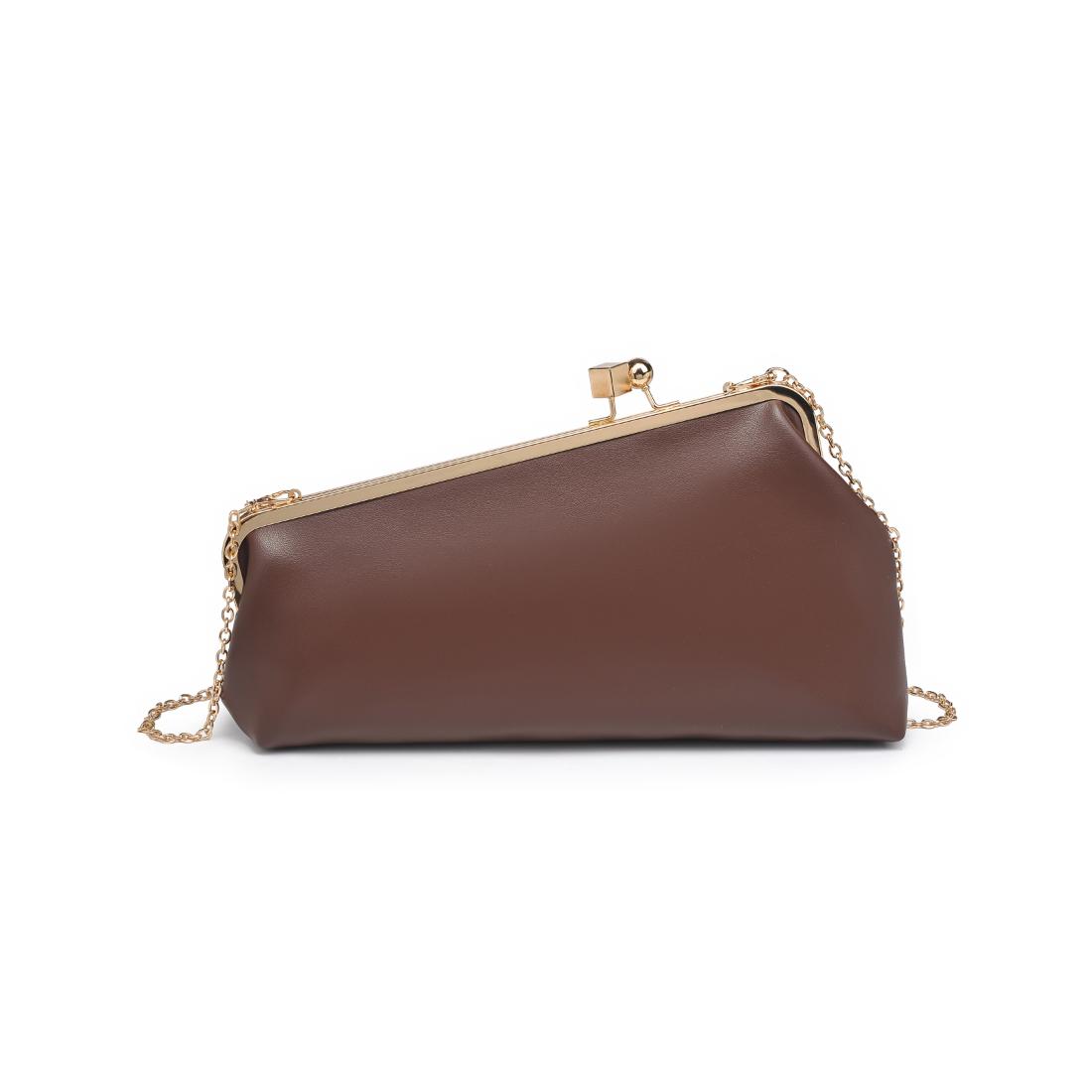 Product Image of Urban Expressions Helena Clutch 840504200168 View 5 | Chocolate