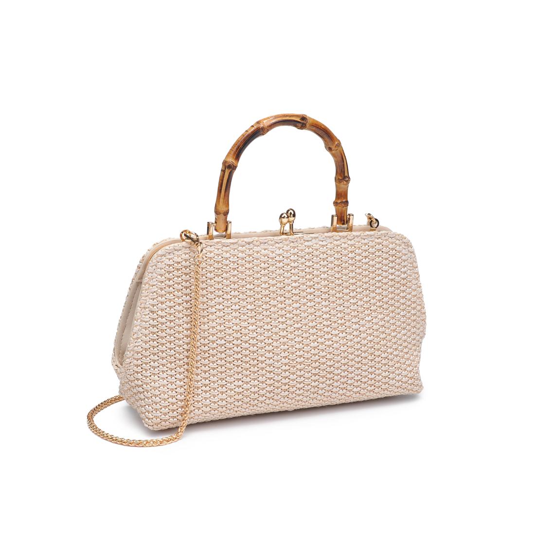 Product Image of Urban Expressions Lucy - Straw Crossbody 840611154385 View 6 | Ivory