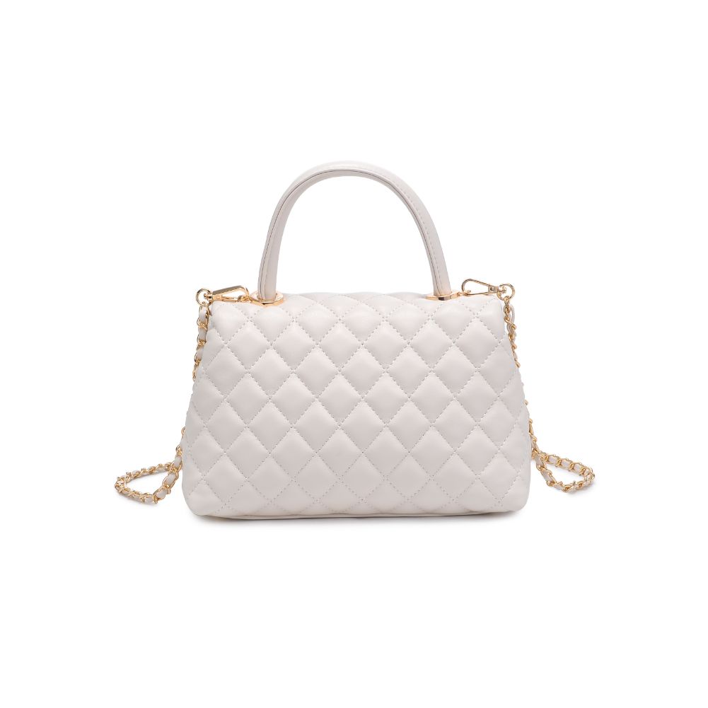 Woman wearing Oatmilk Urban Expressions Cordelia - Quilted Crossbody 840611106339 View 7 | Oatmilk