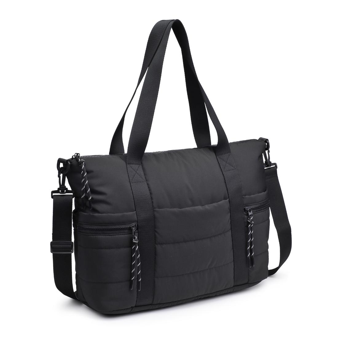 Woman wearing Black Urban Expressions Jessi Tote 840611141156 View 6 | Black