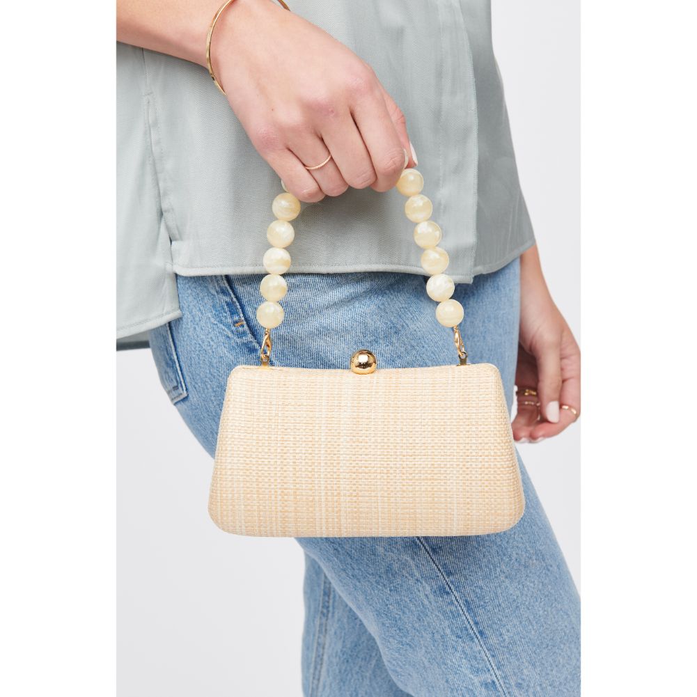 Woman wearing Natural Urban Expressions Wilma Evening Bag 818209019101 View 2 | Natural