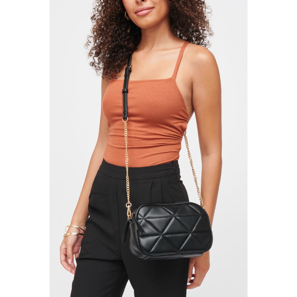 Woman wearing Black Urban Expressions Petra Crossbody 840611184566 View 1 | Black