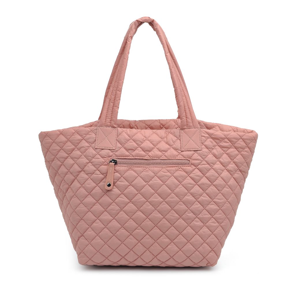 Woman wearing Pastel Pink Urban Expressions Breakaway Tote 840611176943 View 7 | Pastel Pink