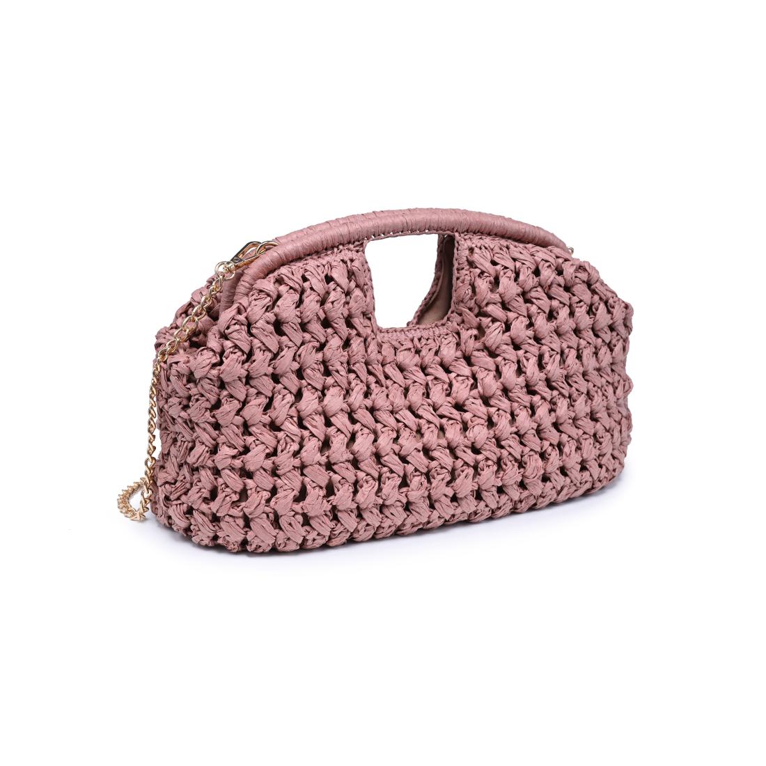 Woman wearing Mauve Urban Expressions Abigail Crossbody 840504204142 View 6 | Mauve