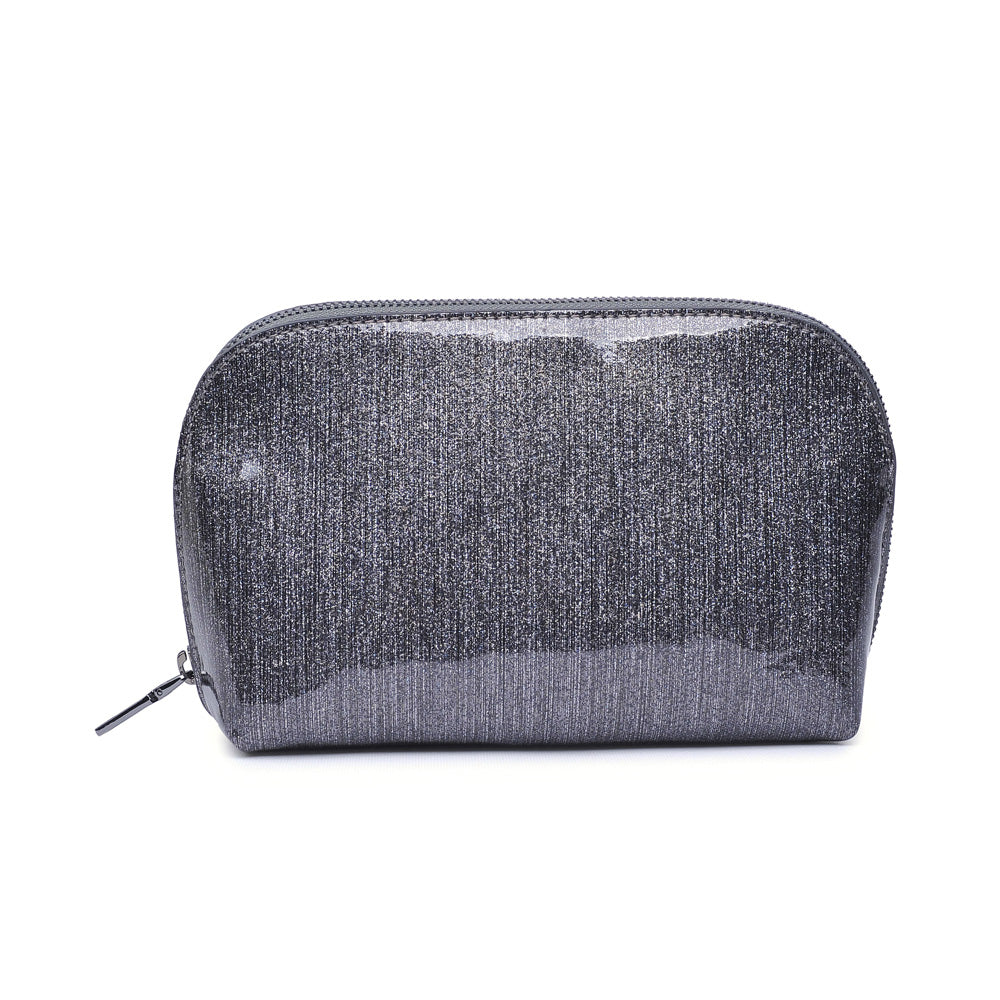 Product Image of Urban Expressions Madonna Cosmetic Pouch NA-840611137067 View 1 | Pewter