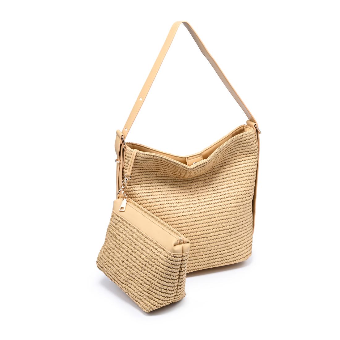 Urban Expressions Jessica - Straw Tote 840504204463 View 6 | Natural