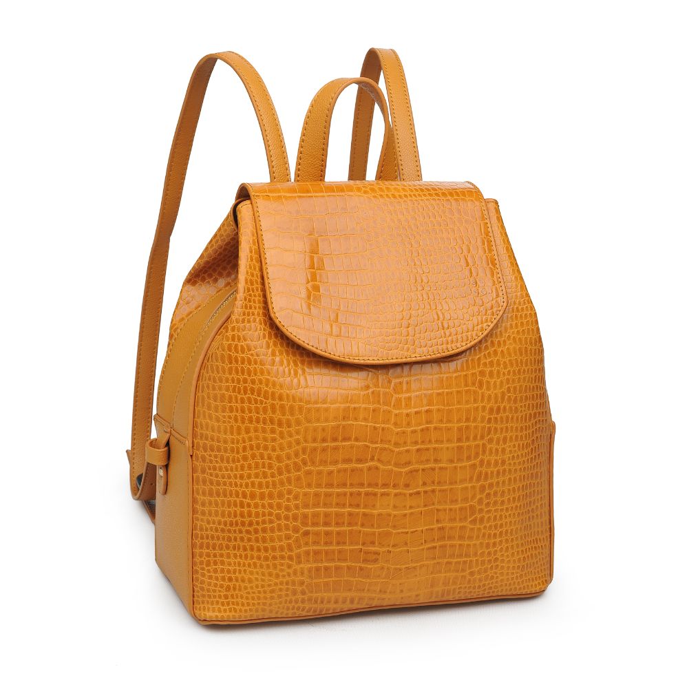 Product Image of Urban Expressions Clara Backpack 840611167224 View 2 | Mustard