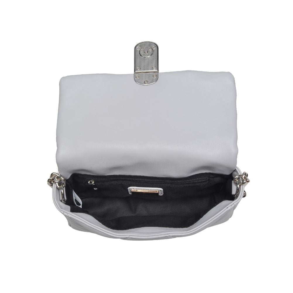 Woman wearing Grey Urban Expressions Anderson Crossbody 840611113818 View 9 | Grey
