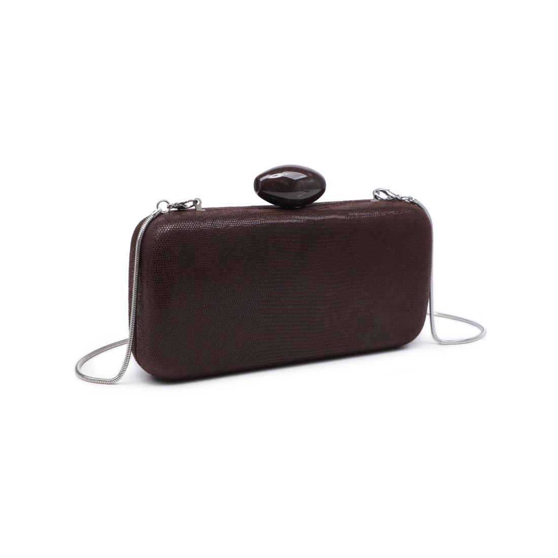 Urban Expressions Dustin Evening Bag 840504213069 View 2 | Chocolate