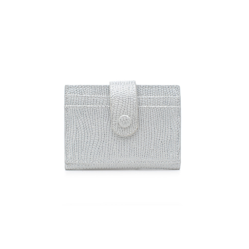Product Image of Urban Expressions Lola Snake Card Holder 840611144379 View 1 | White