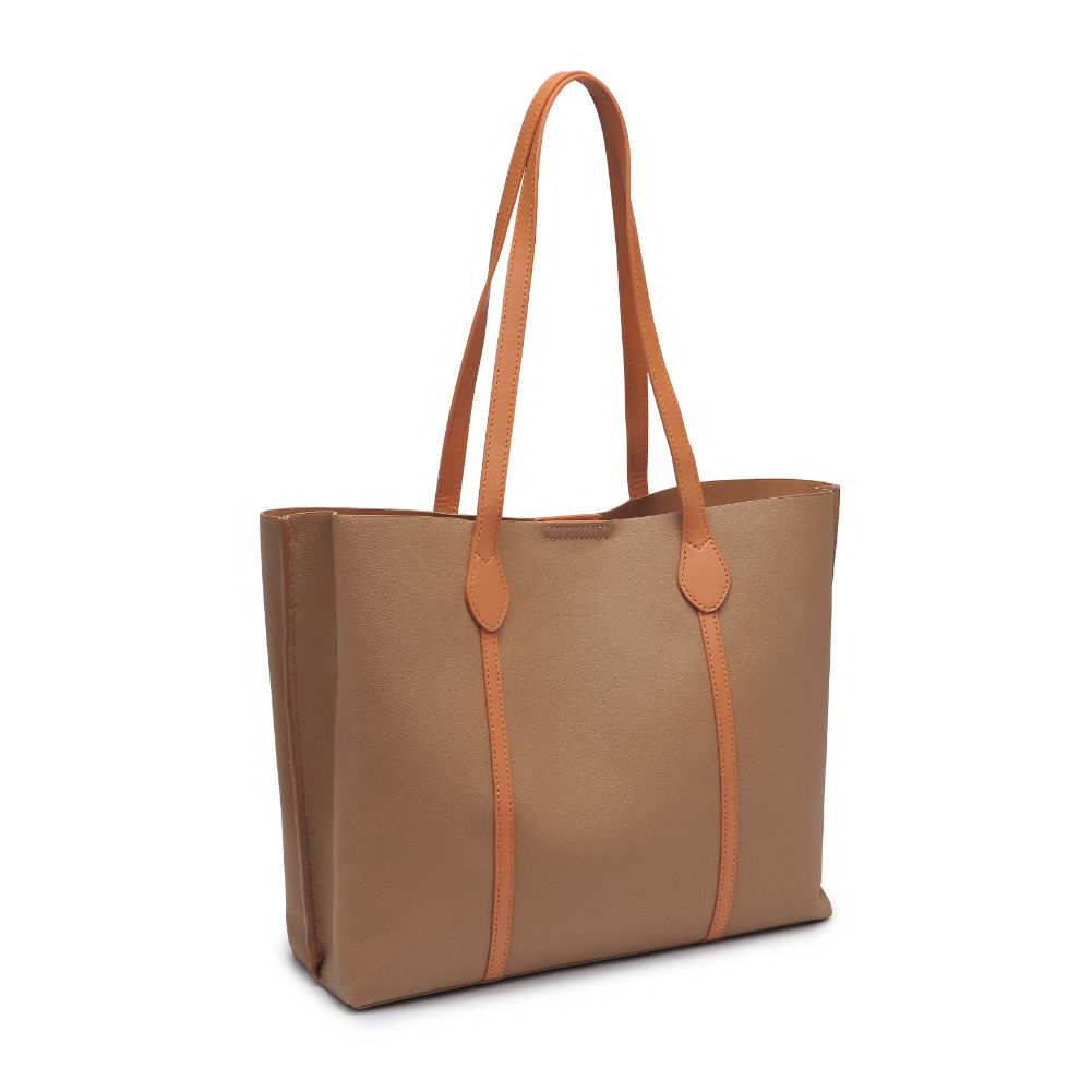 Woman wearing Natural Urban Expressions Martell Tote 840611121233 View 6 | Natural