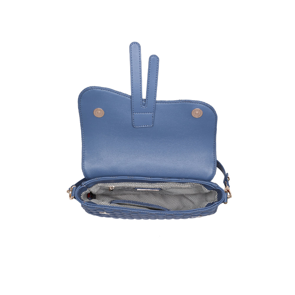 Woman wearing Denim Urban Expressions Lorena Baguette 818209011341 View 9 | Denim