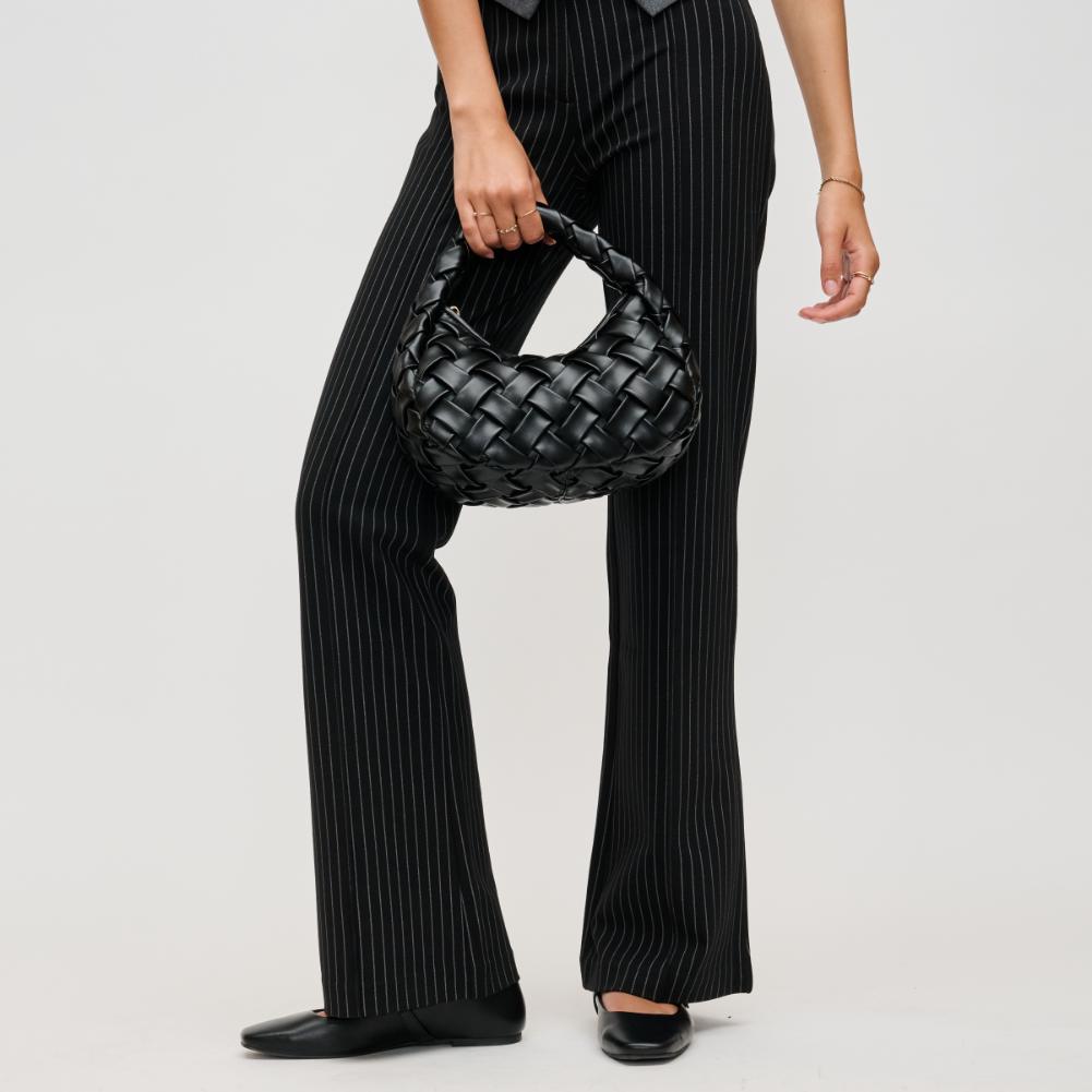 Woman wearing Black Urban Expressions Noreen Clutch 840611193650 View 2 | Black
