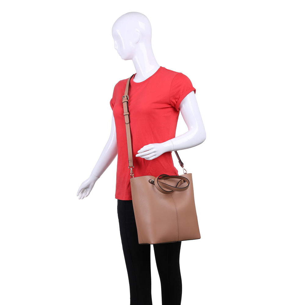 Woman wearing Natural Urban Expressions Carolina Tote NA-840611161697 View 1 | Natural