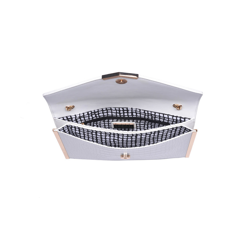 Product Image of Urban Expressions Heather Clutch NA-840611159632 View 4 | White