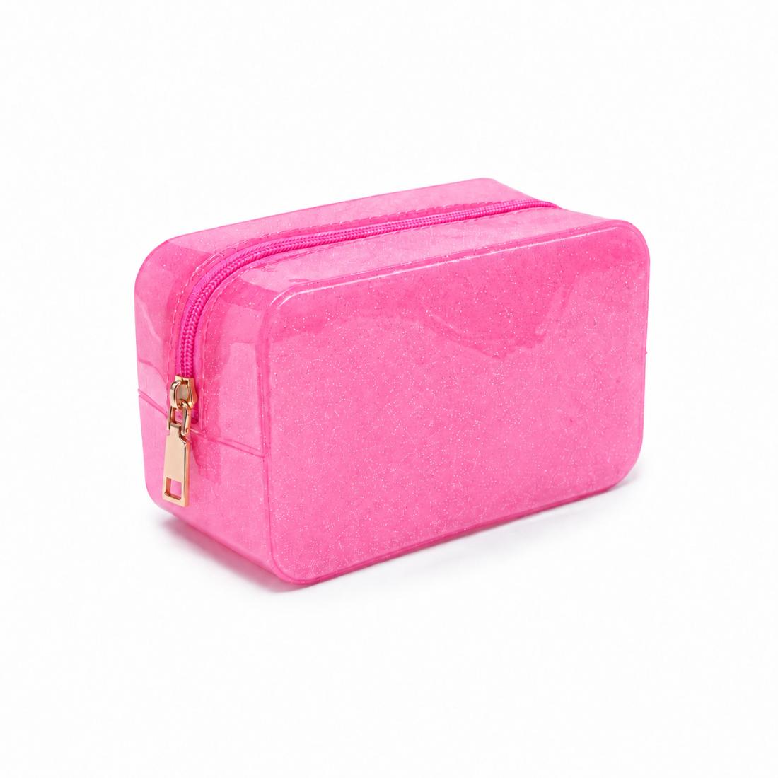 Urban Essentials Jelly Bean Cosmetic & Travel Organizer Pouch 840504217067 View 1 | Fuchsia