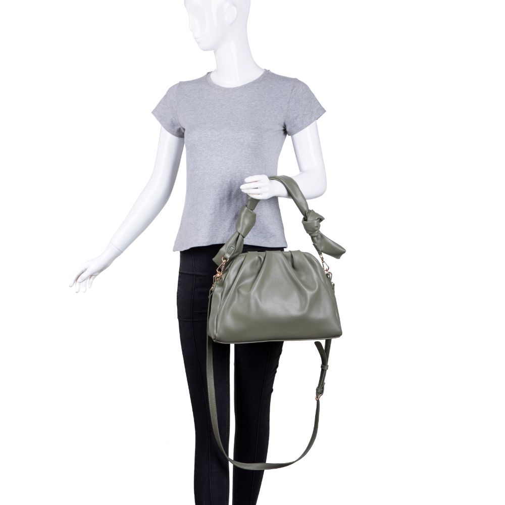 Product Image of Urban Expressions Marla Satchel 840611175199 View 5 | Olive