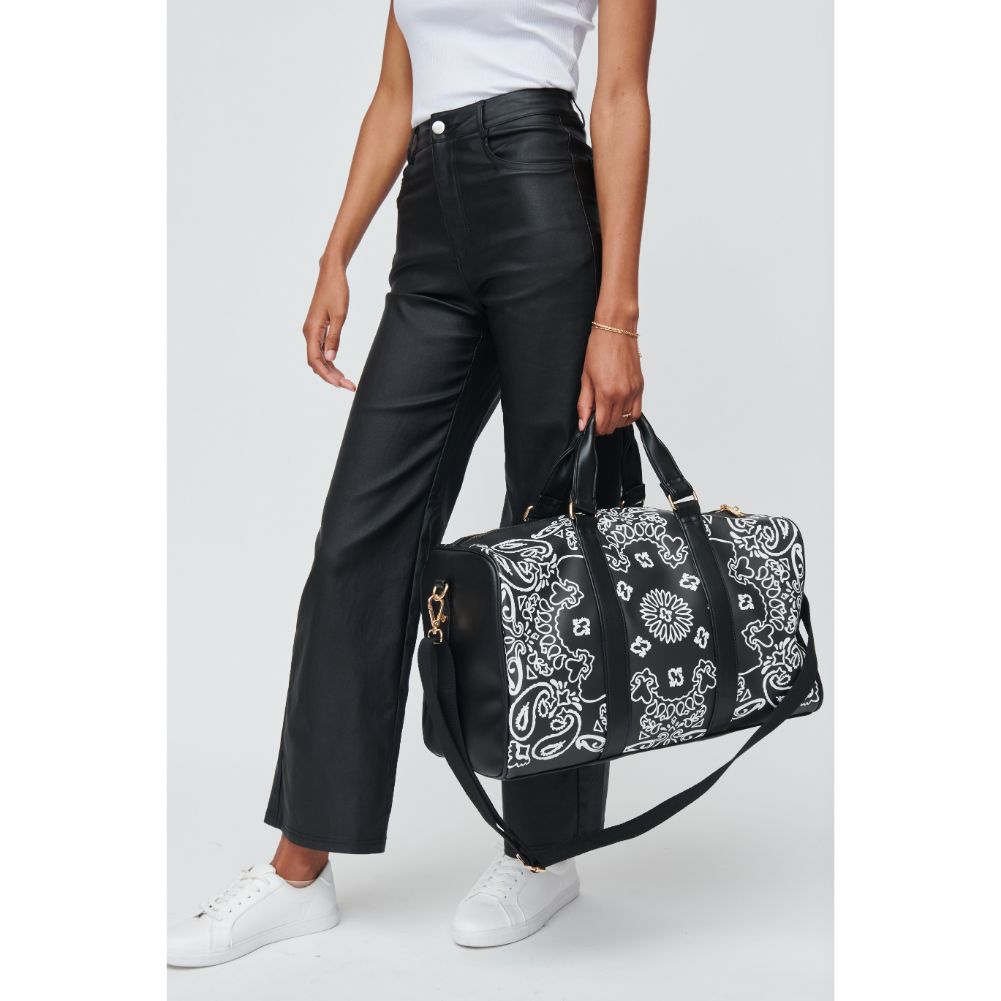 Woman wearing Black Urban Expressions Domenica Weekender 840611186591 View 4 | Black