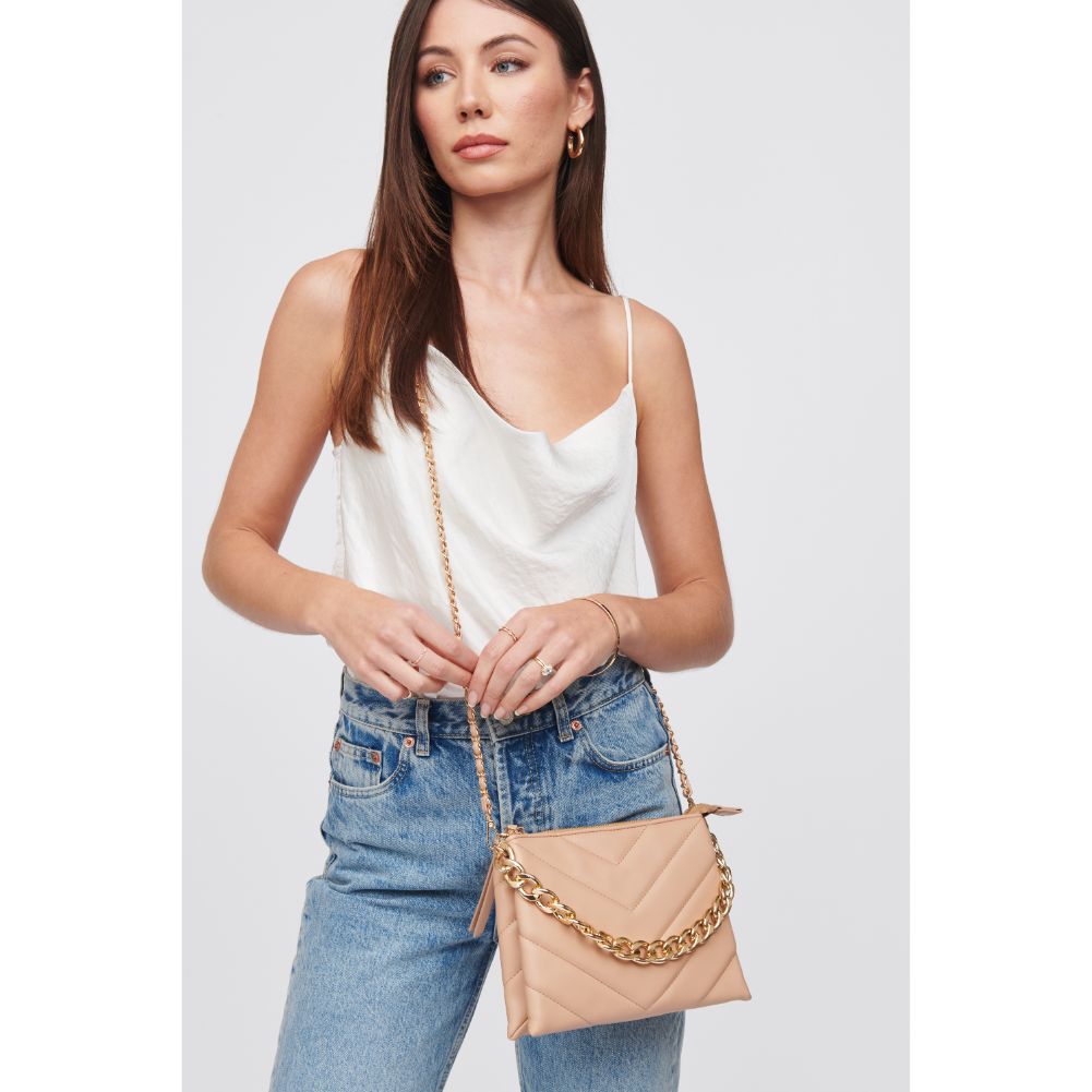 Woman wearing Natural Urban Expressions Andie Crossbody 818209015622 View 1 | Natural