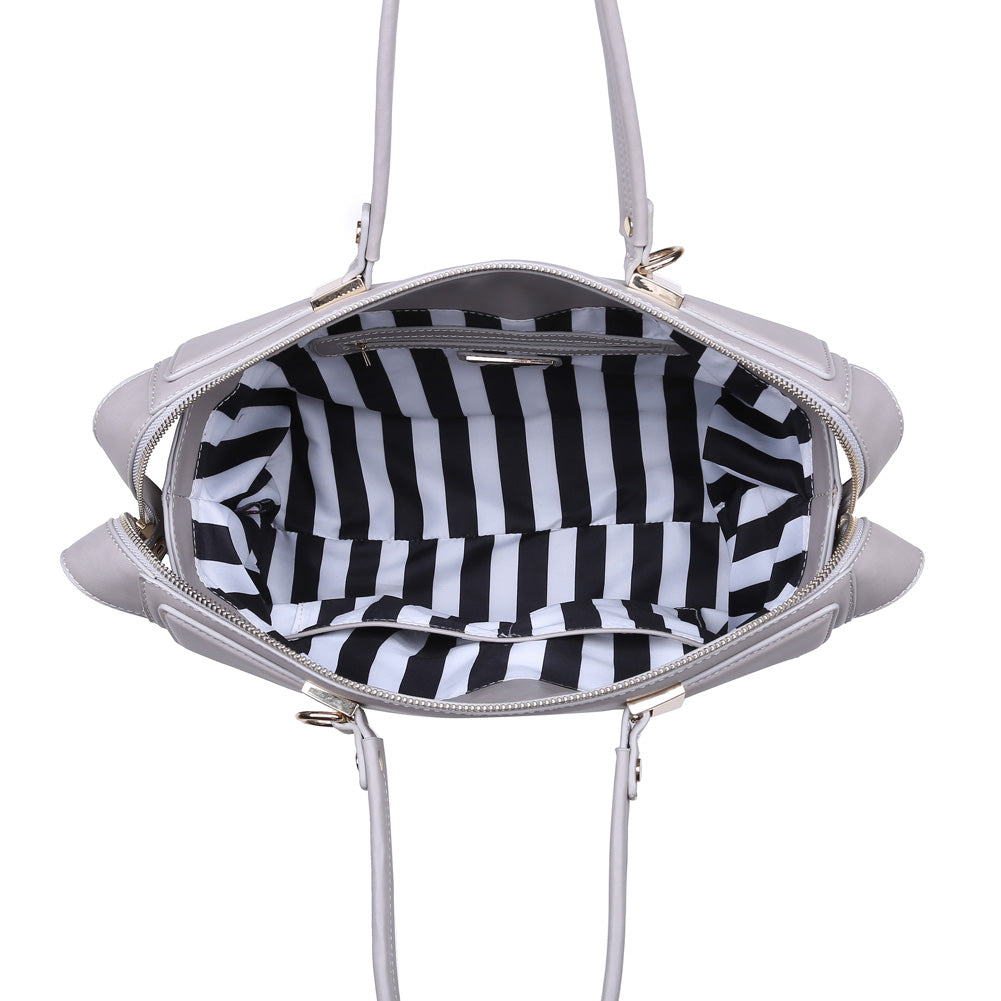 Product Image of Urban Expressions Nadia Satchel NA-840611149916 View 4 | Grey