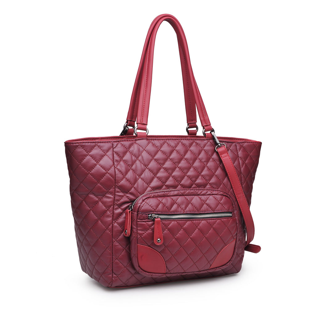 Product Image of Urban Expressions Plank Tote NA-840611154675 View 2 | Burgundy