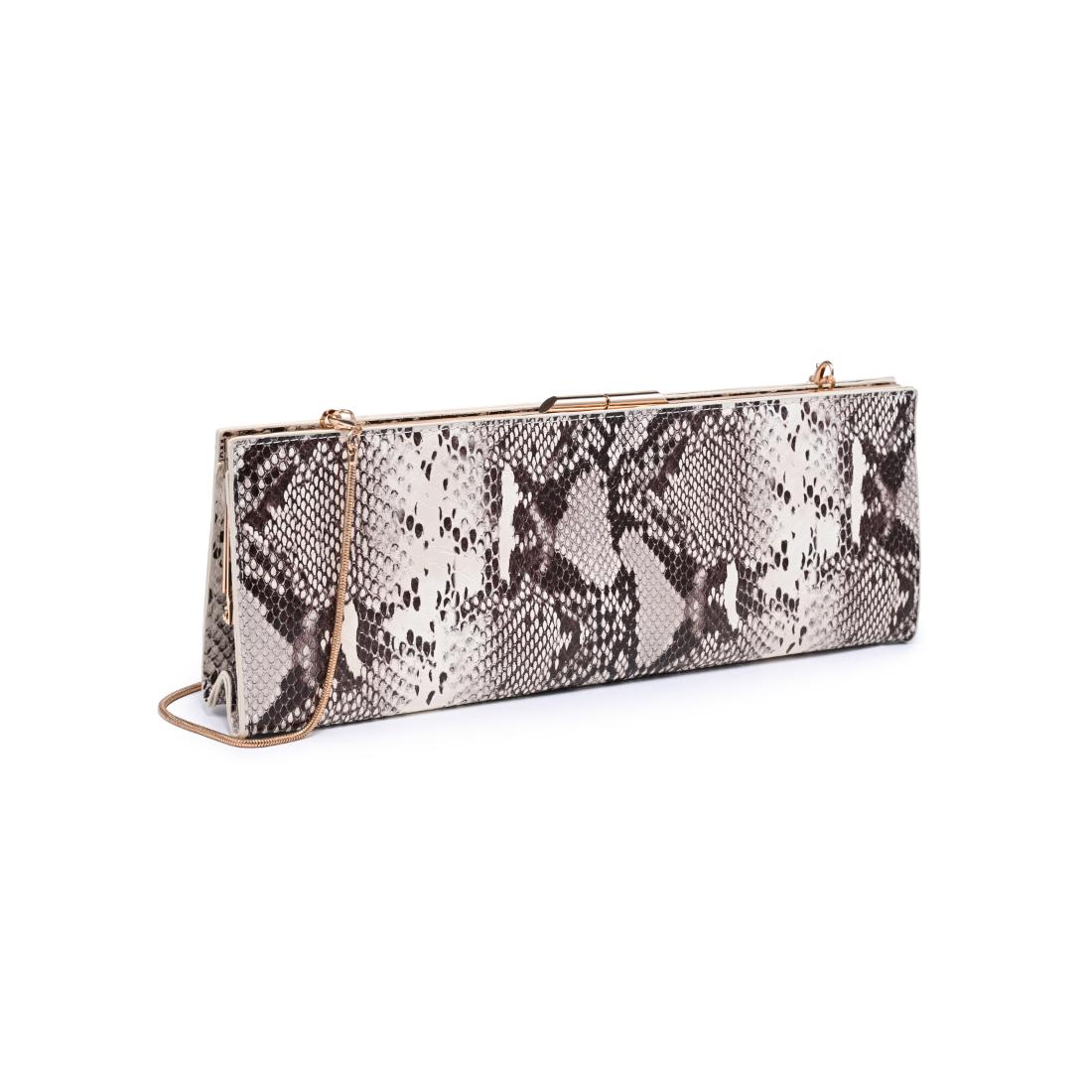 Urban Expressions Nazlee - Snake Clutch 840504212574 View 6 | Brown Multi