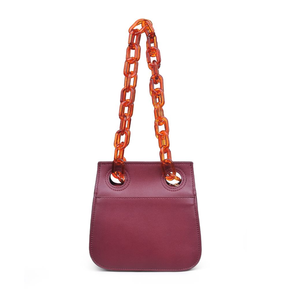 Product Image of Urban Expressions Whitney Crossbody 840611165213 View 3 | Burgundy