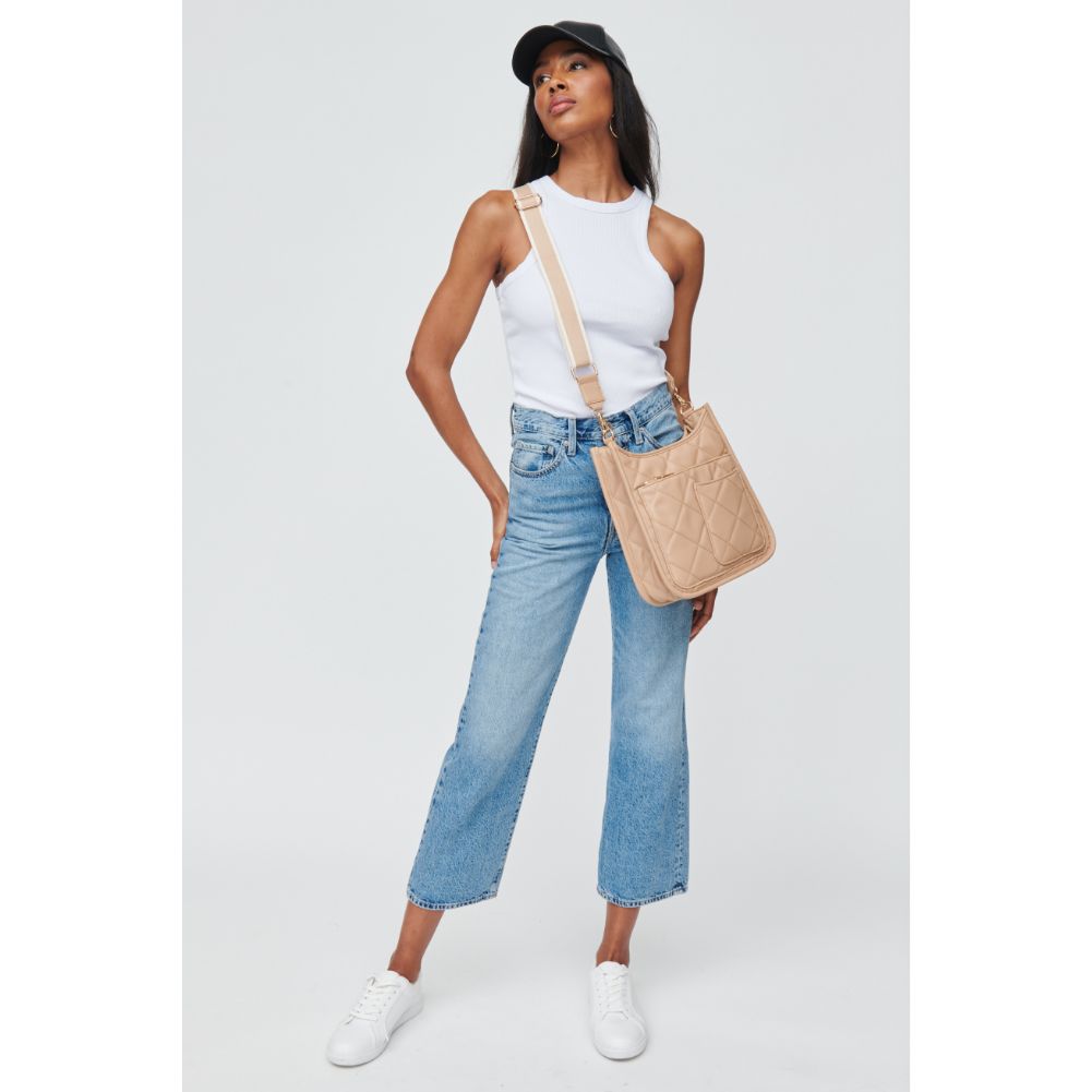 Woman wearing Natural Urban Expressions Harlie Crossbody 840611104854 View 2 | Natural