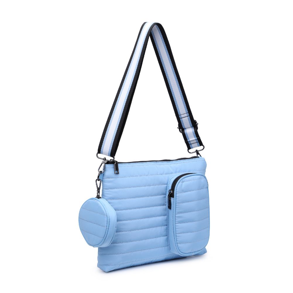 Product Image of Urban Expressions Arlo Crossbody 840611180667 View 3 | Aqua