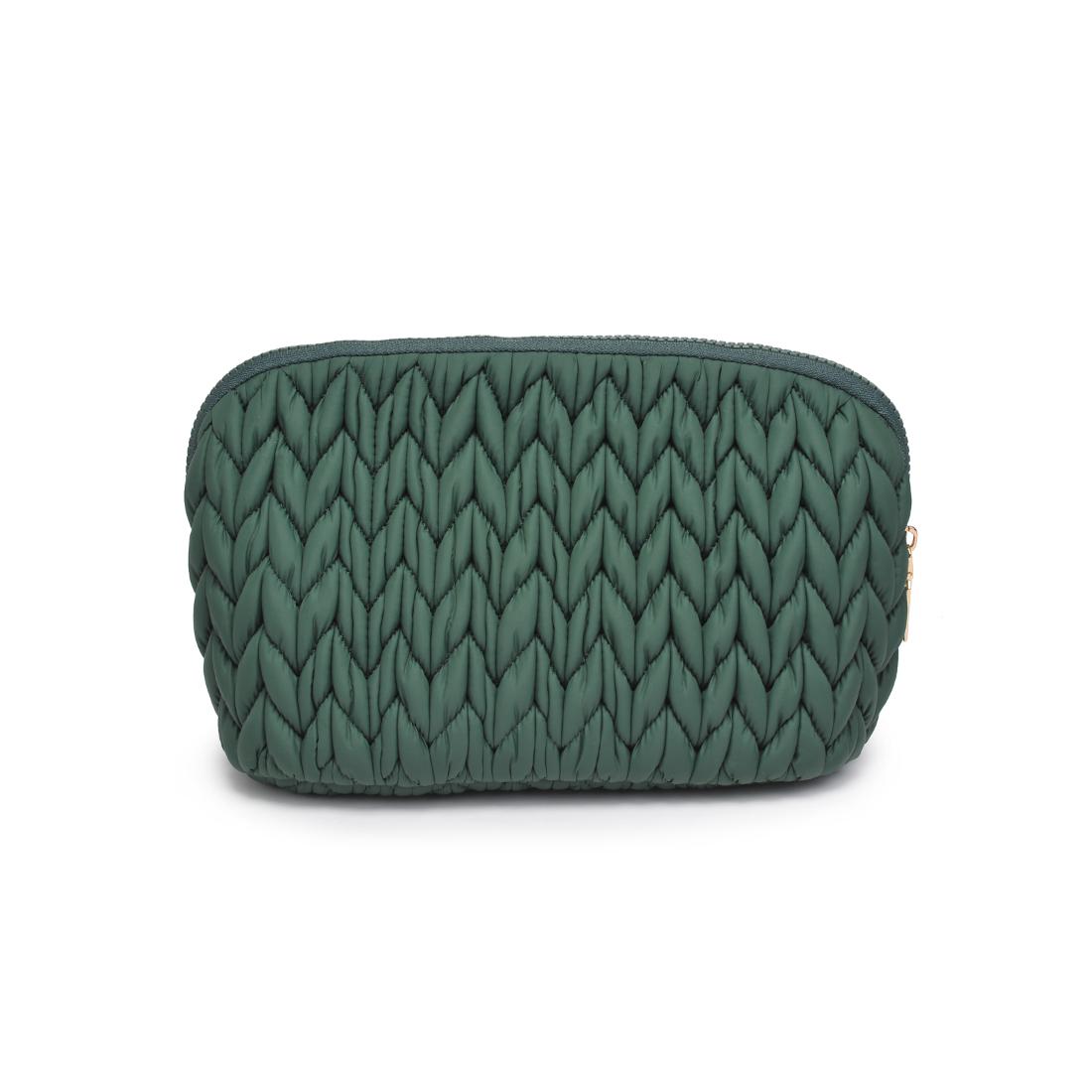 Urban Essentials Celisse Cosmetic & Travel Organizer Dome Pouch 840611197153 View 7 | Emerald