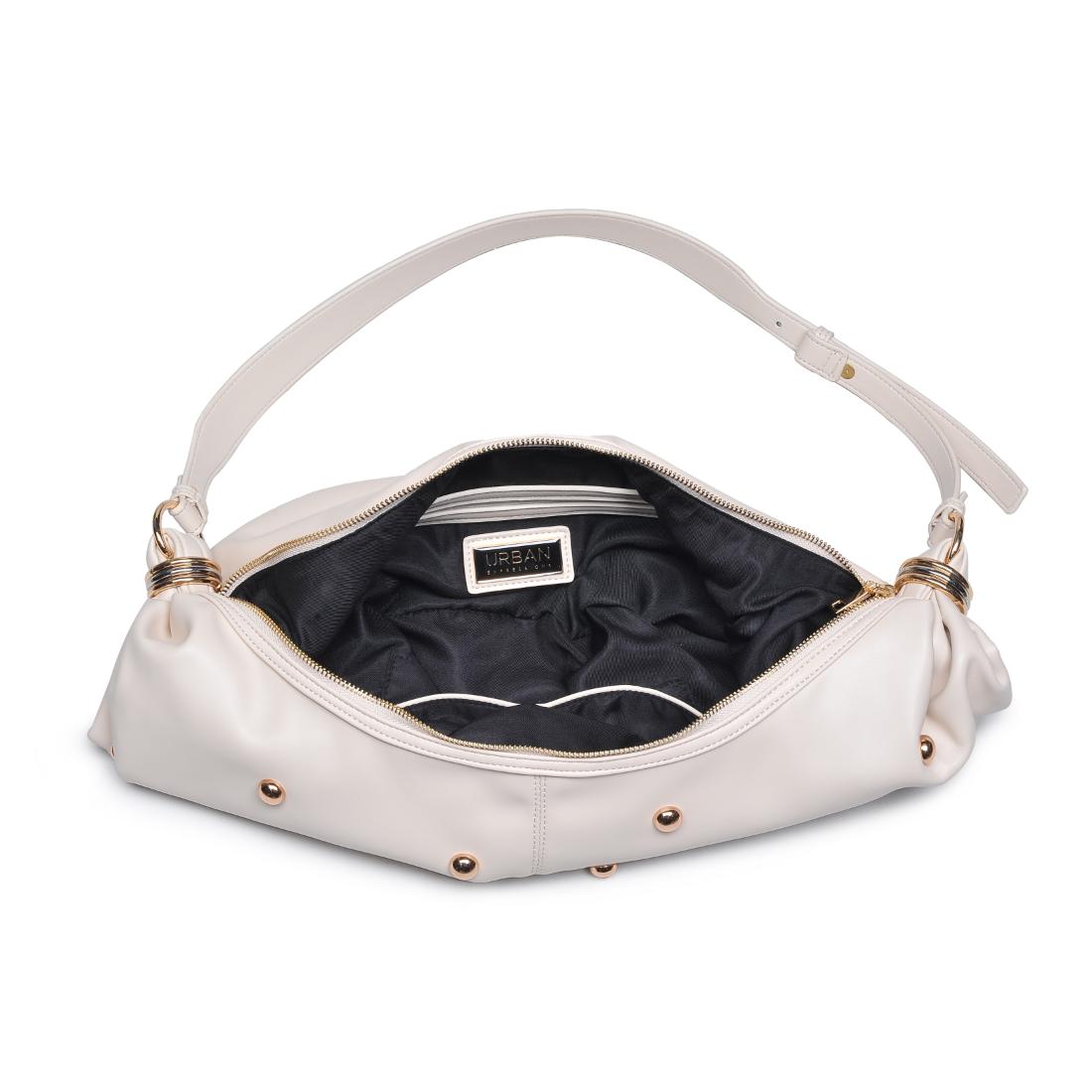 Woman wearing Ivory Urban Expressions Bianca Hobo 840611151148 View 9 | Ivory