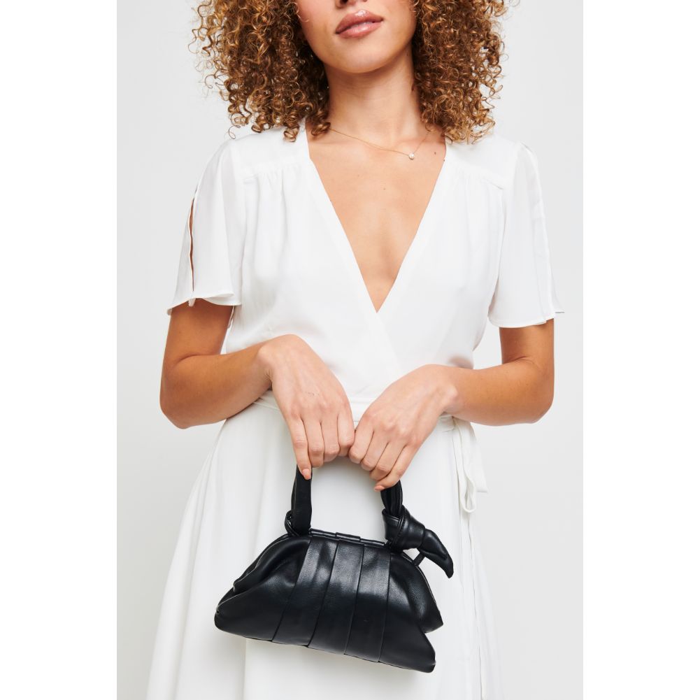 Woman wearing Black Urban Expressions Mona Crossbody 840611174505 View 3 | Black