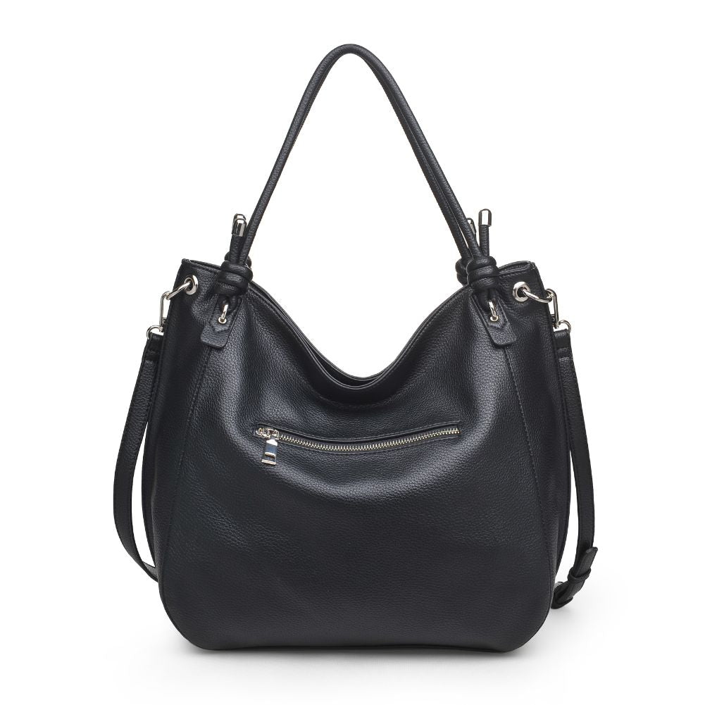 Product Image of Urban Expressions Devan Hobo 840611170330 View 3 | Black
