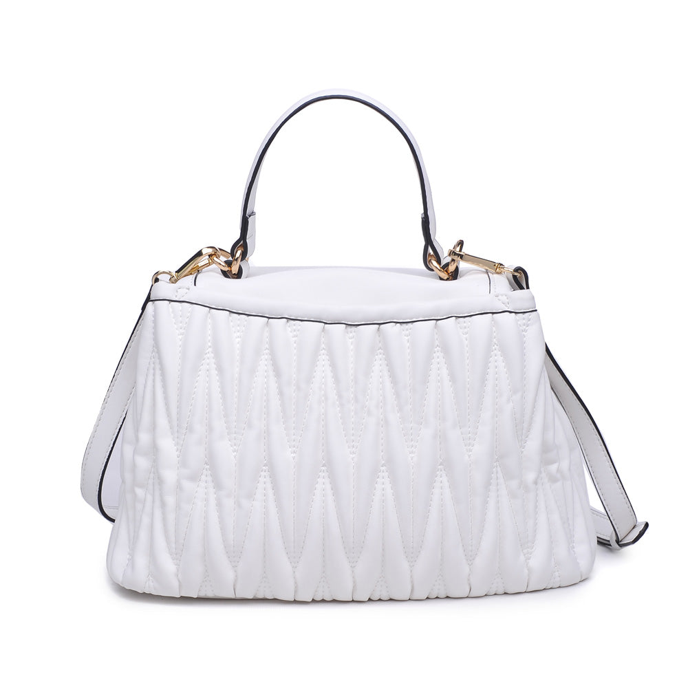 Product Image of Urban Expressions Peggy Satchel 840611160355 View 3 | White