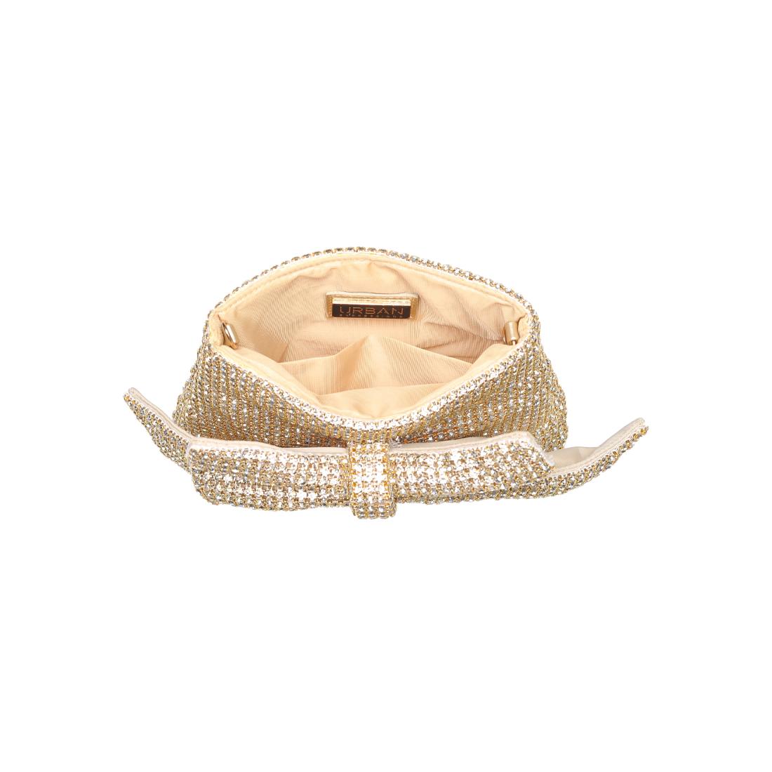 Product Image of Urban Expressions Gretchen Evening Bag 840611156372 View 8 | Gold