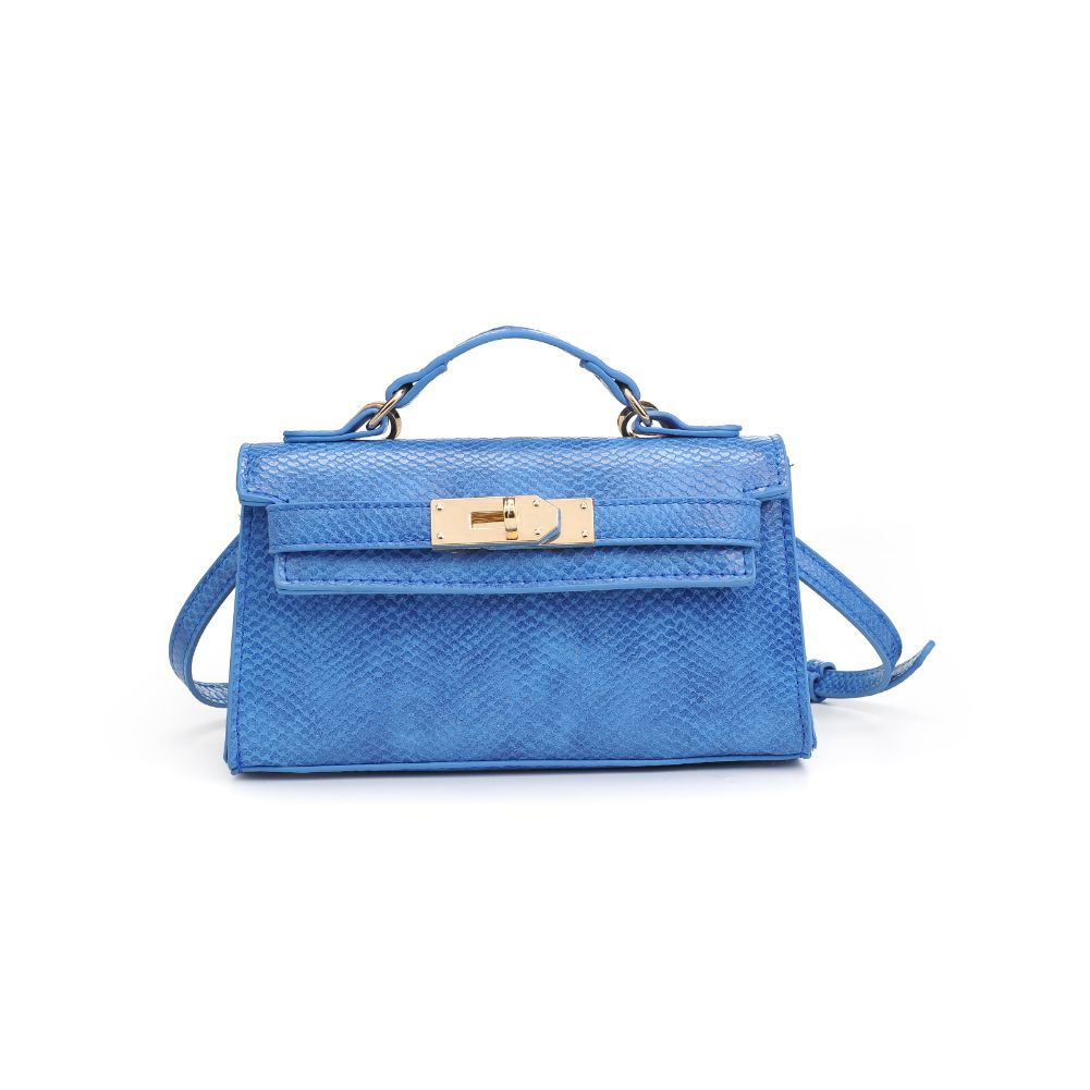 Product Image of Urban Expressions Georgina Snake Crossbody 840611181275 View 5 | Blue