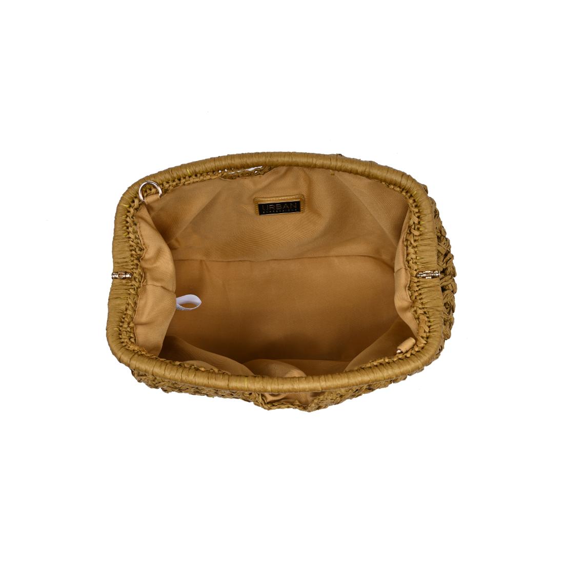 Woman wearing Mustard Urban Expressions Abigail Crossbody 840504204111 View 9 | Mustard