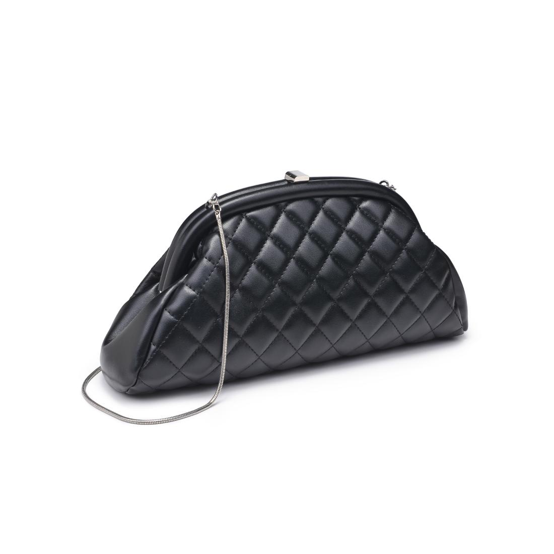 Product Image of Urban Expressions Ava - Quilted Clutch 840504200663 View 6 | Black