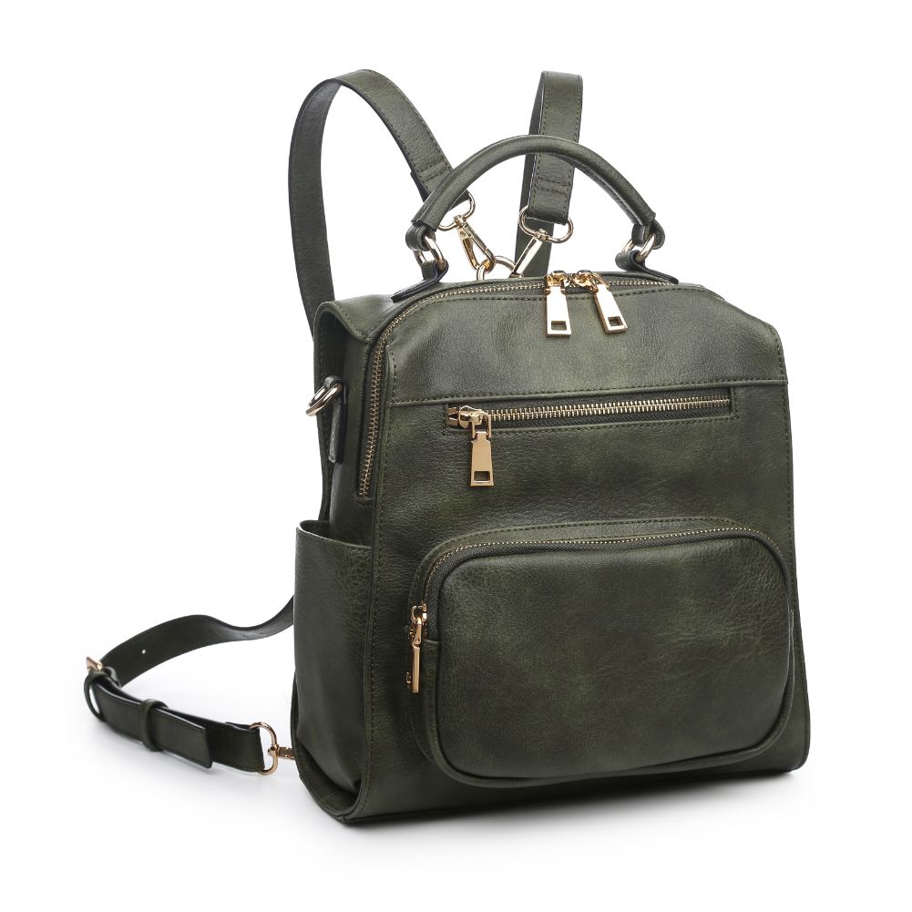Product Image of Urban Expressions Miles Backpack NA-840611166753 View 6 | Olive