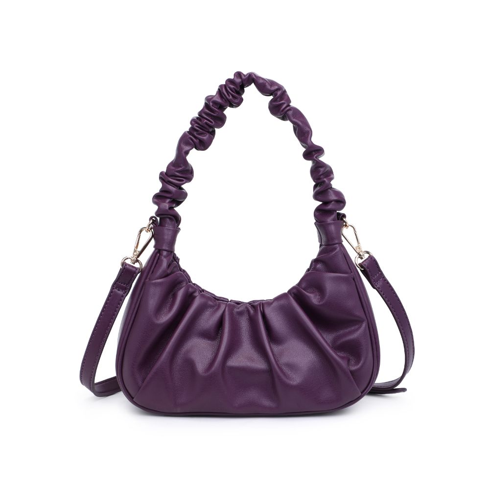 Product Image of Urban Expressions Oliveta Shoulder Bag 840611183156 View 5 | Eggplant