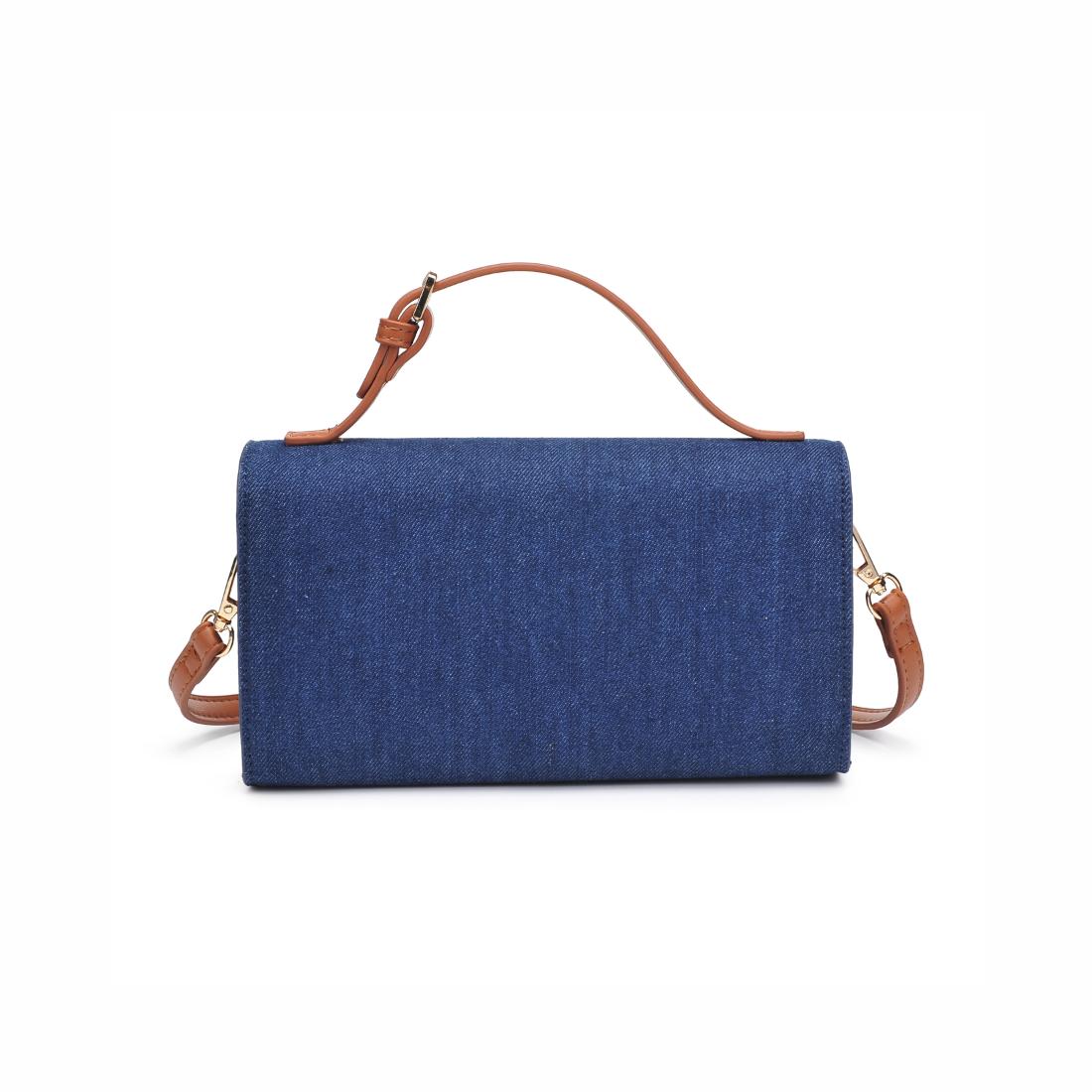 Product Image of Urban Expressions Thea Crossbody 840611149312 View 7 | Denim Tan